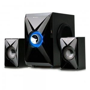 Caixa de Som C3TECH 2.1 SP-260BK C/FM/SD/USB 40W RMS - PN # 404040580101