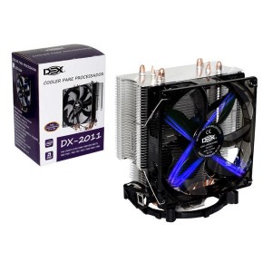 Cooler Universal Com Fan Duplo e Led Azul Para Processador Intel E Amd DX-2011
