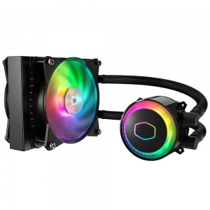WATER COOLER COOLER MASTER MASTERLIQUID ML120R RGB COM 2 FANS ARGB 120MM ACOMPANHA CONTROLADORA ARGB- MLX-D12M-A20PC-R1