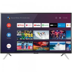 Smart Tv 32'' Semp Led Wifi Hd Usb Hdmi Comando De Voz S5300 