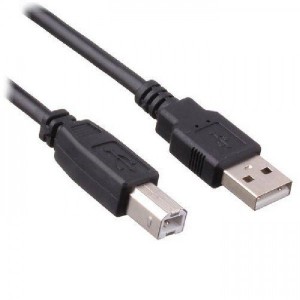 Cabo USB 2.0 Fortrek A Macho + B Macho 1,5M SBI-101 Preto - PN # 52005