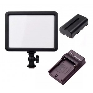 KIT Godox Ledp120c Led 120 Ultra Fino + Carregador E Bateria