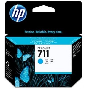 CARTUCHO HP PLOTTER 711 P/ T120 E T520 - CIANO 29ML - CZ130AB