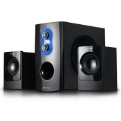 Caixa de Som C3TECH 2.1 SP-100BK C/FM/SD/USB 20W RMS - PN # 404040600101