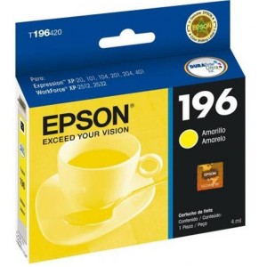 CARTUCHO EPSON AMARELO 4ML - T196420-BR 