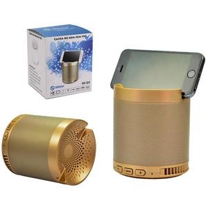 Caixa De Som Bluetooth USB 5W SD Card Dourado hfQ3