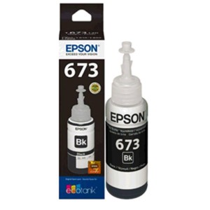 GARRAFA DE TINTA EPSON PRETO 70ML - T673120-AL