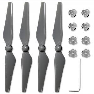 2 Pares de  Hélice  DJI PHANTOM 4 UM-P4-PROP-GRY Cinza UPC# 738676506259