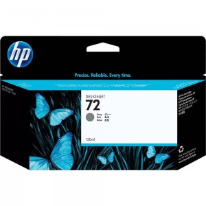 CARTUCHO HP PLOTTER 72 P/ T790, T795, T1300, T2300, T1200, T1120, T1100, T770 E T610 - CINZA 130ML - C9374AB