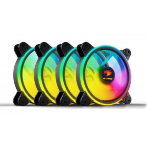 KIT FAN PIXXO ARGB 4 x 120mm c/Controlador