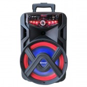 Caixa Som Amplificada Bluetooth 180w Portátil Led 10 Pol Tws