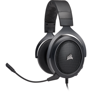 Headset Corsair HS60 Gaming virtual 7.1 surround Carbon - PN # CA-9011173-NA - PC, Xbox One*, PS4, Nintendo Switch