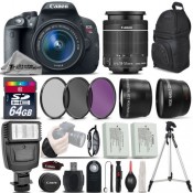 Canon EOS Rebel T5i DSLR Câmera 700D 64GB Kit Completo