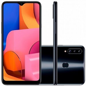 CELULAR SMARTPHONE SAMSUNG A207M/32DL GLX A20S 4G PRETO ZF