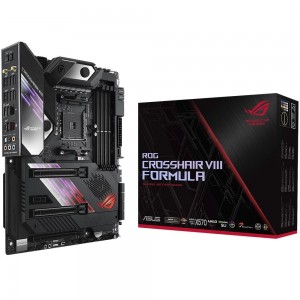 Placa Mae Asus ROG CROSSHAIR VIII FORM AM4/DDR4/M2/RGB/ATX/3Ger - PN # ROG CROSSHAIR VIII FORMULA - 3a Ger