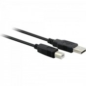 Cabo USB 2.0 Fortrek A Macho + B Macho 1,5M SBI-101 Preto - PN # 52005