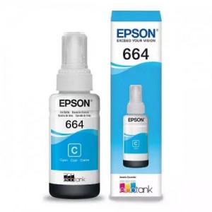 GARRAFA DE TINTA EPSON CIANO 70 ML - T664220-AL