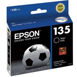 CARTUCHO EPSON PRETO 5ML - T135120-BR