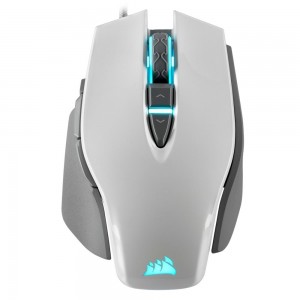Mouse Corsair M65 RGB ELITE Optical White 100DPI - 18.000DPI - PN # CH-9309111-NA