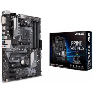 PL Mae Asus PRIME B450PLUS AM4/DDR4/HDMI/DVI/M2/RGB/ATX/2Ge - PN # PRIME B450-PLUS