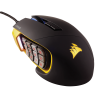 Mouse Corsair SCIMITAR Yellow PRO RGB USB Opt 1 - 16000 DPI - PN # CH-9304011-NA
