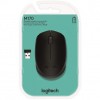 Mouse sem fio Logi M170 Wireless Preto 