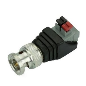 Conector borne - bnc macho 75 ohms borne - engate rapido - PN # 062-0298
