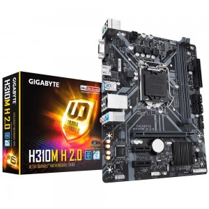 Placa Mae Gigabyte H310M H (DDR4/M-ATX/LGA1151 8-9 Ger.) - PN # H310M H 2.0