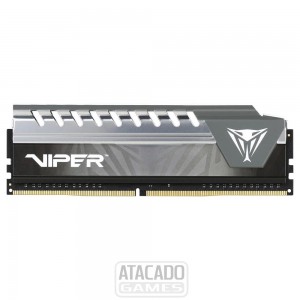 Mem Patriot 4GB DDR4 2666Mhz CL 16 DIMM Viper Elite Gaming - PN # PVE44G266C6GY 