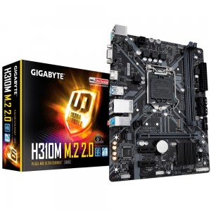 Placa Mae Gigabyte H310M M.2 (1151/DDR4/PCI-Ex16/Micro ATX) - PN # H310M M.2 2.0