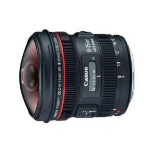 Lente Canon EF8-15MM F/4L FISHEYE USM BR