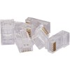 Conector RJ45 Macho Fortrek CAT5E ( PACOTE c/10 ) - PN # 57976