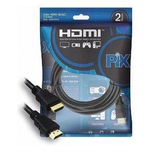 Cabo HDMI PIX Gold 1.4 - 4k ultrahd 15p 2m