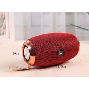 Caixa de Som Bluetooth USB 10W Micro SD Card Vermelho XTRAD K-28