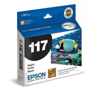 CARTUCHO EPSON PRETO 5ML - T117120-BR