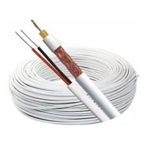 Cabo coaxial Conducopper S59 M90% Bobina 300mts (Branco) - PN # 2618