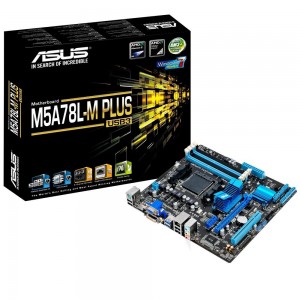 Placa Mae Asus M5A78LMPLUSUSB3 AM3+/DDR3/HDMI/DVI/VGA/mATX - PN # M5A78L-M PLUS/USB3