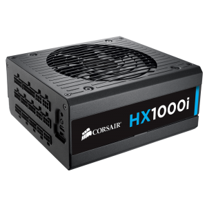 Fonte Corsair 1000W HXi 80Plus Platin Dig Mod ATX12V PFC - PN # CP-9020074-WW - S/Cabo de Força