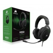 Headset Corsair HS50 Gaming Green - PN # CA-9011171-NA - PC, Xbox One*, PS4, Nintendo Switch