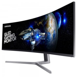 MONITOR SAMSUNG 49" QLED GAMER FULL HD CURVO 144HZ 1MS 2XHDMI DISPLAY PORT - LC49HG90DMLXZD