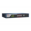 Switch Hikvision 8 Portas POE 802.3af/at 10/100Mbps 30W-Port - alcance 250m PN # DS-3E1310P-E