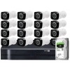 HVR 16 Canais/ 16Cameras/ 2Cabo tripolar/ 2Fonte/ 32 Con.BNC -