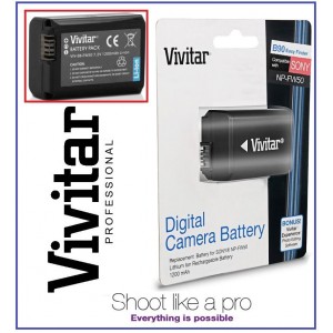 Bateria NP-FW50 VIVITAR bateria de substituição Para Sony A6000 A3000 A5000 A6300