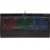 Teclado Corsair K55 RGB Gaming (Padrão Port. Brasil )