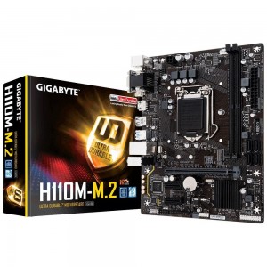 Placa Mae Gigabyte GA-H110M-M.2 (1151/DDR4/M.2/HDMI/microATX) - PN # GA-H110M-M.2