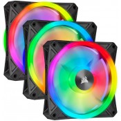 Cooler FAN Corsair QL120 RGB 120mm 3 Fan Kit c/Lighting Node