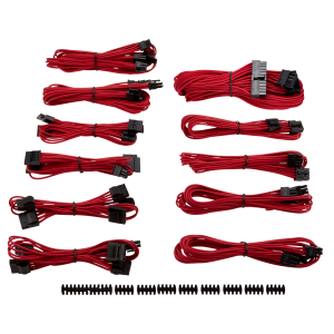 KIT Cabos Pro Corsair Premium Tipo4 G3 Individ. RED - PN # CP-8920152