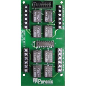 Modulo Expansor de Saidas PGMs conexão flat cable - PN # FPPCX-ATE8R