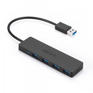 Super HUB 3.0 Anker Ultra Slim 4-Port USB 3.0 Data Hub - Black Qualidade velocidade