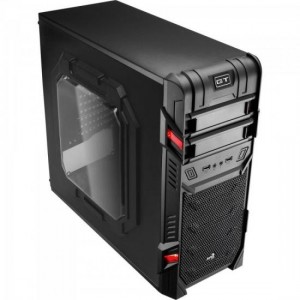 Gabinete Newdrive Micro USB/Audio/200W 2*Sata Black - PN # 508B1 ( 1 BAIA )
